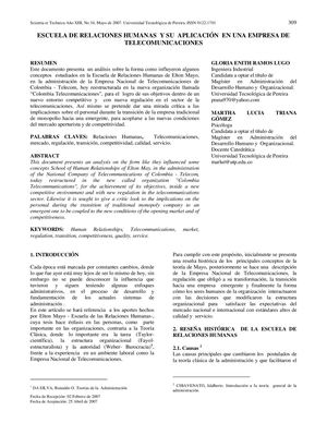 Dialnet Escuela De Relaciones Humanas Ysu Aplicacion En Una Empres 4808048