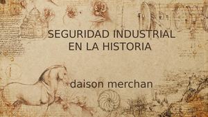 Historia De La Seguridad Industrial