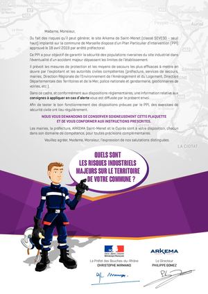 ARKEMA Marseille : information préventive
