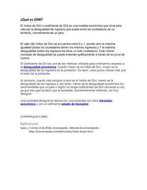 Qué Es Gini