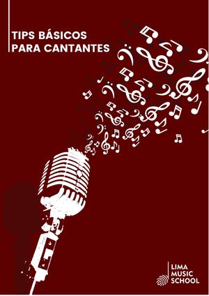 Tips Basicos Para Cantantes