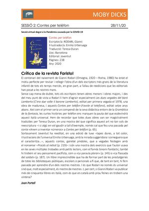 Sessió 2 - Contes Per Telèfon