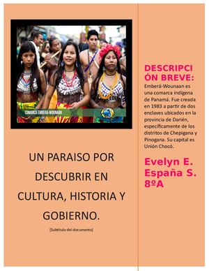 Evelyn España 8ºA Gastronomía Y Trajes De La Región