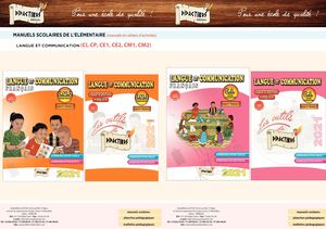 Collection Manuels Et Cahiers D'activités Langue Et Communication De Didactikos Ci et Cm2