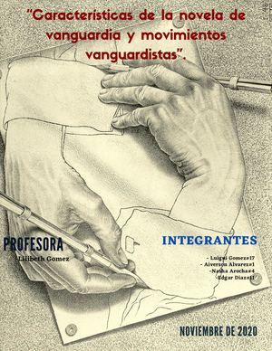 Características de la novela de la vanguardiaa