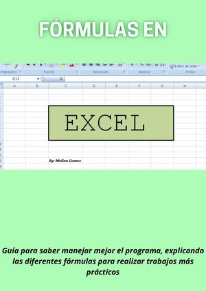 Fórmulas Excel