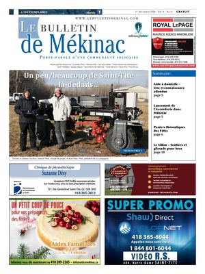 Le Bulletin de Mékinac - décembre 2020