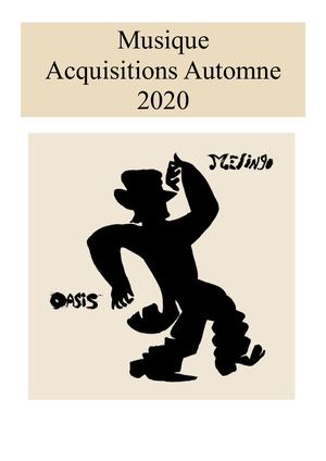 Nouveautés Musique Automne 2020