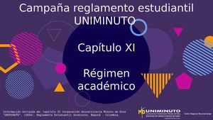 Cartilla Campaña Reglamento capítulo XI