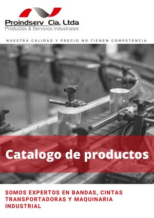 Catalogo De Productos Proindserv