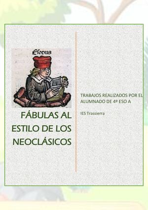 Fabulas al estilo neoclásico