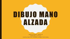 Dibujo Mano Alzada