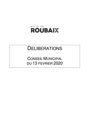 CM du 13 Février 2020