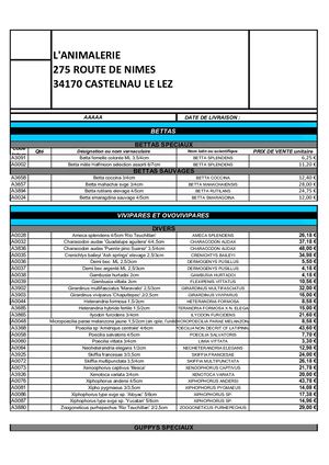 Dispo Aqua Jusqu'au 02 12 2020