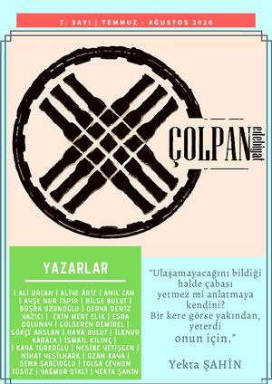 Çolpan Dergisi 7. Sayı
