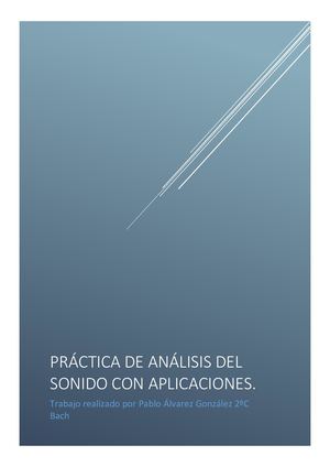 Práctica De Sonido