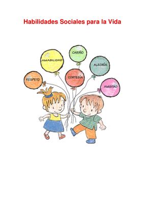 Habilidades Sociales Para La Vida