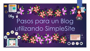 Pasos Para Un Blog Utilizando Simple Site
