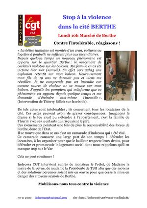 Coktail Molotov Thierry 29 11 2020