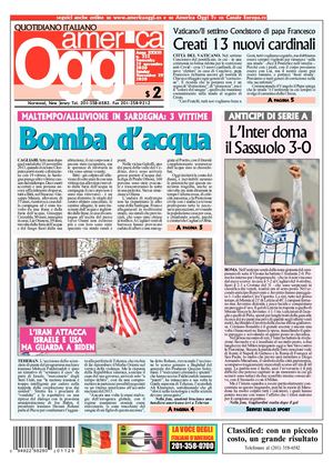 America Oggi 29 Novembre 2020