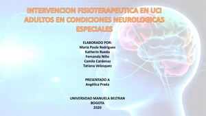 FISIOTERAPIA UCI NEUROLOGICA