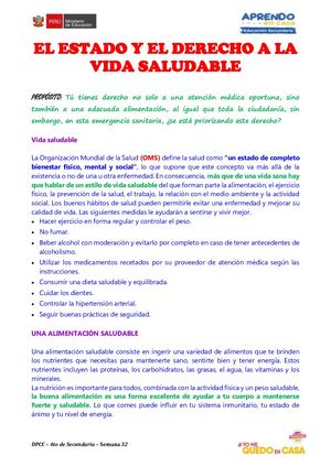Semana 32 Portafolio De Evidencias 4to