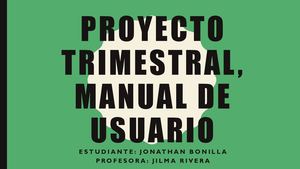 Proyecto Trimestral Informatica Iii