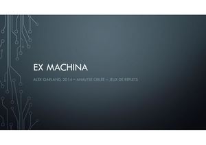 Ex Machina Analyse