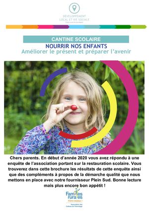 Brochure Nourris Nos Enfants