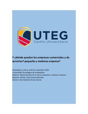 Administración De La Micro, Pequeña Y Mediana Empresa