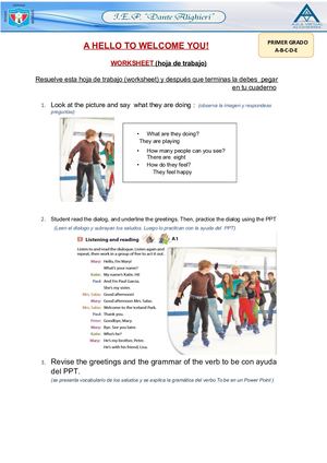 Jean Bustamante - WORKSHEET -LESSON 1- TO BE PRIMERO - (1).