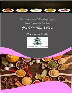 Libro Gastronomia Basica