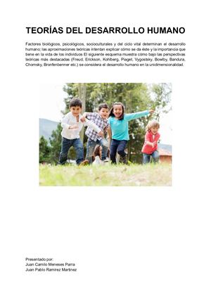 Teorías del Desarrollo Motor