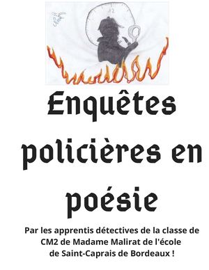 Enquêtes Policières En Poésie
