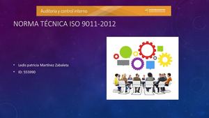 Norma Técnica Iso 9011 2012