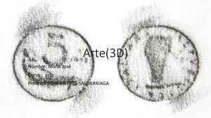 Arte (3d) Segunda semana 4 Bimestre