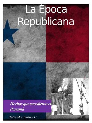 La Época Republicana