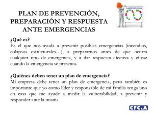 Plan De Emergencia