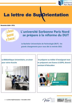 Lettre Suporientation Novembre 2020