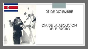 Abolición Del Ejercito