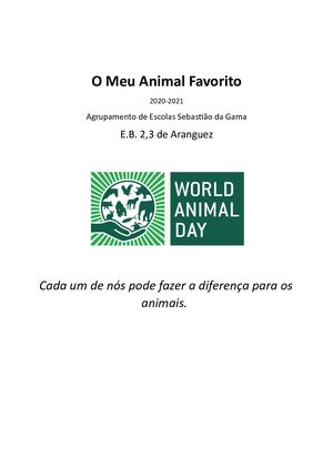 O Meu Animal Favorito
