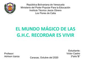 Mapa Mental Ghc 3ero B