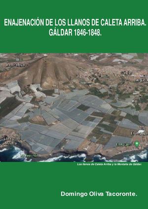 Enajenación De Los Llanos De Caleta Arriba Gáldar 1846 1848. Domingo Tacoronte