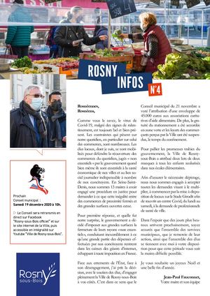 Rosny Infos n° 4 - Décembre 2020
