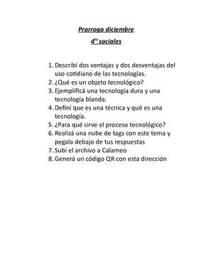 Prorroga Diciembre