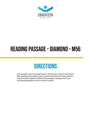 Reading Diamond Passage M56
