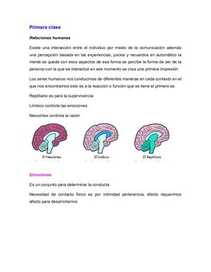 Clases De De Relaciones Humanas (1)