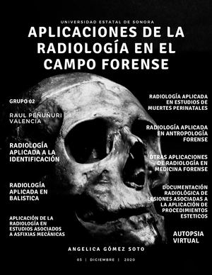 Aplicaciones De La Radiología En El Campo Forense