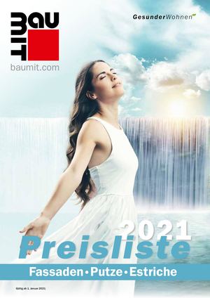 Baumit Preisliste 2021
