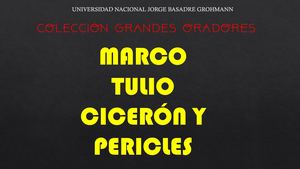Marco Tulio Cicerón Y Pericles